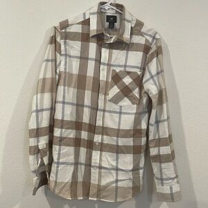 H&M size small regular fit flannel shirt like new condition